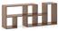 Hayden Display Shelf (35-book capacity) (Classic Walnut Finish) by Urban Ladder - Design 1 Side View - 333222