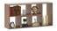 Hayden Display Shelf (35-book capacity) (Classic Walnut Finish) by Urban Ladder - Design 1 Storage Image - 333223