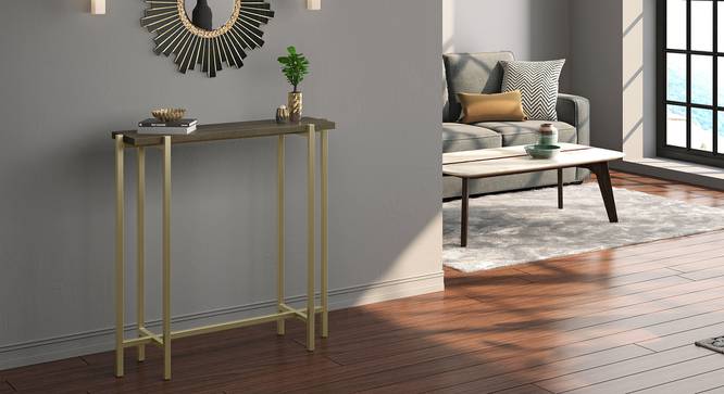 Cornille Console Table (Walnut Finish) by Urban Ladder - Design 1 Full View - 333288