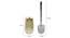 Leanora Toilet Brush Holder (Beige) by Urban Ladder - Design 1 Dimension - 333488