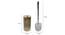 Molly Toilet Brush Holder (Beige) by Urban Ladder - Design 1 Dimension - 333613