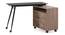 Niccol Glass Top Adjustable Study Table (Classic Walnut Finish) by Urban Ladder - Design 1 Details - 333732