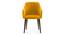 Owen Lounge Chair (Matte Mustard Yellow) by Urban Ladder - Front View Design 1 - 333750