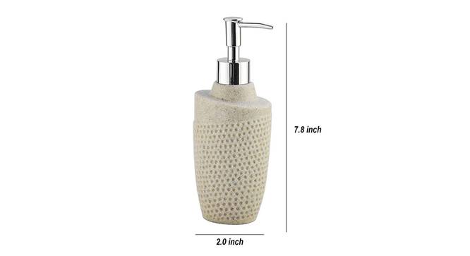 Hunor Soap Dispenser (Beige) by Urban Ladder - Design 1 Dimension - 333828