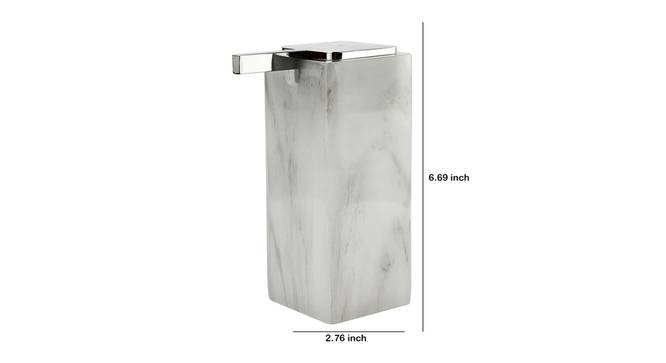Ragnar Soap Dispenser (White) by Urban Ladder - Design 1 Dimension - 333981