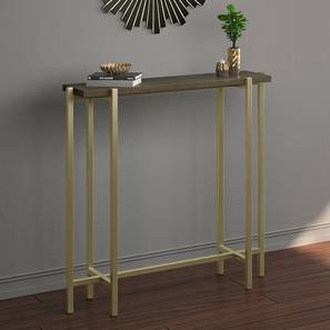 Console Table Design Cornille Solid Wood Console Table in Walnut Finish