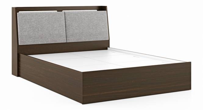 Tyra Storage Bed (King Bed Size, Box Storage Type, Californian Walnut Finish) by Urban Ladder - Cross View Design 1 - 333988
