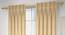 Arygyle Door Curtains - Set Of 2 (Yellow, 71 x 274 cm (28"x108")  Curtain Size, American Pleat) by Urban Ladder - Design 1 Full View - 334009
