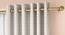 Arygyle Door Curtains - Set Of 2 (Cream, 132 x 213 cm  (52" x 84") Curtain Size, Eyelet Pleat) by Urban Ladder - Front View Design 1 - 334073