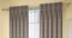 Medallion Door Curtains - Set Of 2 (71 x 274 cm (28"x108")  Curtain Size, Brownish Green, American Pleat) by Urban Ladder - Design 1 Full View - 334597