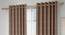 Medallion Door Curtains - Set Of 2 (Brown, 132 x 274 cm  (52"x108") Curtain Size, Eyelet Pleat) by Urban Ladder - Design 1 Full View - 334646