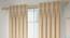 Medallion Window Curtains - Set Of 2 (Yellow, 71 x 152 cm (28"x60") Curtain Size, American Pleat) by Urban Ladder - Design 1 Full View - 334736