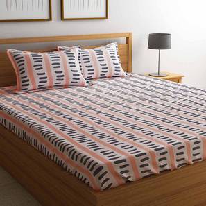 Queen Size Bedsheet Design Multi Coloured TC Cotton Size Bedsheet with Pillow Covers