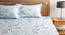 Hale Bedsheet Set (White, Queen Size) by Urban Ladder - Design 1 Full View - 334841