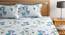 Alma Bedsheet Set (White, Queen Size) by Urban Ladder - Design 1 Full View - 334842
