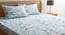 Hale Bedsheet Set (White, Queen Size) by Urban Ladder - Cross View Design 1 - 334851