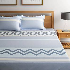 Queen Size Bedsheet Design Multi Coloured TC Cotton Size Bedsheet with Pillow Covers