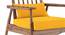 Ikeda Armchair (Teak Finish, Matte Mustard Yellow) by Urban Ladder - Design 1 Zoomed Image - 334941