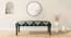 Astra Upholstered Bench (Dark Walnut Finish, Peacock Blue) by Urban Ladder - Design 1 Full View - 334951