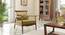 Ikeda Armchair (Teak Finish, Olive Green) by Urban Ladder - Full View - 334967