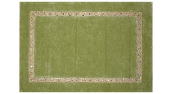 Amiyah Rug (Rectangle Carpet Shape, 140 x 201 cm  (55" x 79") Carpet Size, Grass Green) by Urban Ladder - Front View Design 1 - 334984