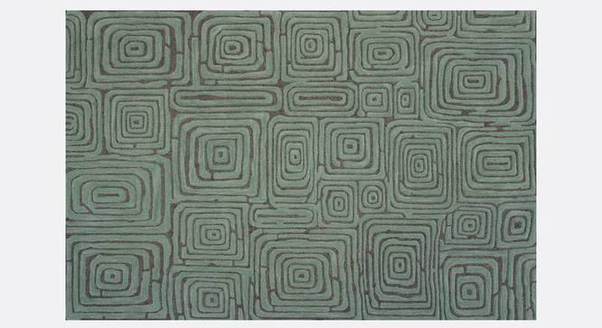 Alani Carpet (Rectangle Carpet Shape, 150 x 210 cm  (59" x 83") Carpet Size, Seige Green) by Urban Ladder - Front View Design 1 - 335054