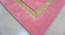 Amiyah Rug (Pink, Rectangle Carpet Shape, 140 x 201 cm  (55" x 79") Carpet Size) by Urban Ladder - Design 1 Close View - 335066