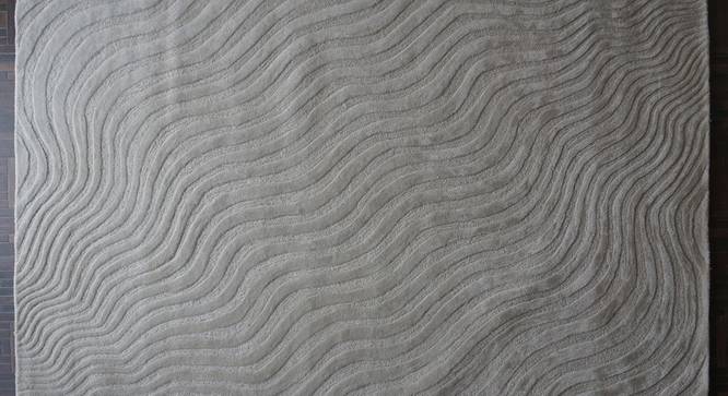 Charlee Carpet (Silver, Rectangle Carpet Shape, 150 x 240 cm  (59" x 94") Carpet Size) by Urban Ladder - Front View Design 1 - 335104
