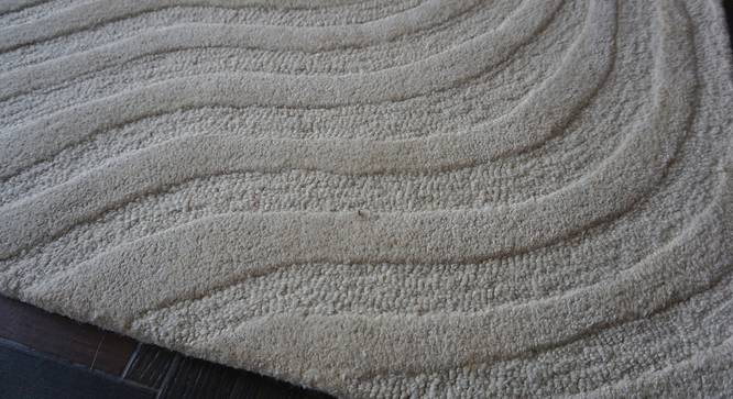 Charlee Carpet (Beige, Rectangle Carpet Shape, 150 x 240 cm  (59" x 94") Carpet Size) by Urban Ladder - Design 1 Close View - 335106