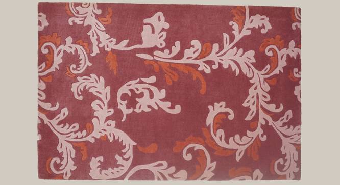 Elaina Carpet (Pink, Rectangle Carpet Shape, 120 x 180 cm  (47" x 71") Carpet Size) by Urban Ladder - Front View Design 1 - 335125