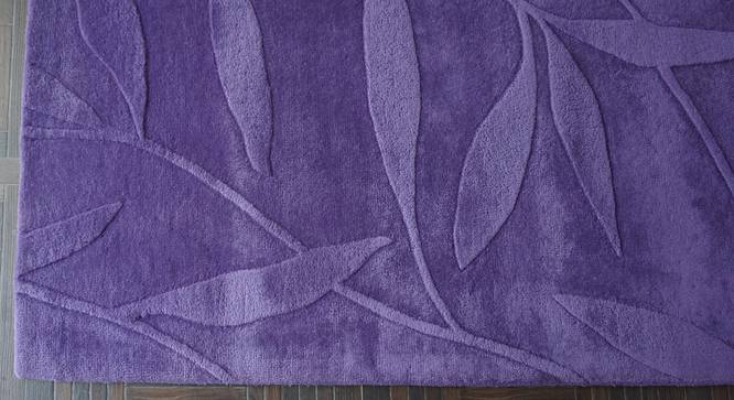 Fiona Rug (Purple, Rectangle Carpet Shape, 160 x 230 cm  (63" x 91") Carpet Size) by Urban Ladder - Design 1 Half View - 335126