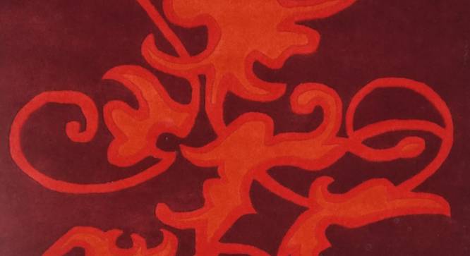 Elaina Carpet (Red, Rectangle Carpet Shape, 120 x 180 cm  (47" x 71") Carpet Size) by Urban Ladder - Design 1 Close View - 335129