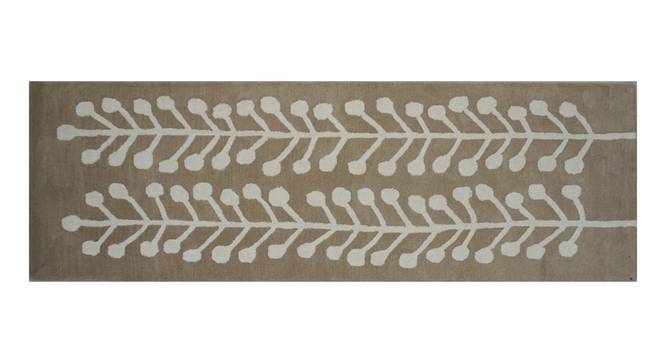 Harley Rug (Brown, Rectangle Carpet Shape, 78 x 180 cm  (31" x 71") Carpet Size) by Urban Ladder - Front View Design 1 - 335165