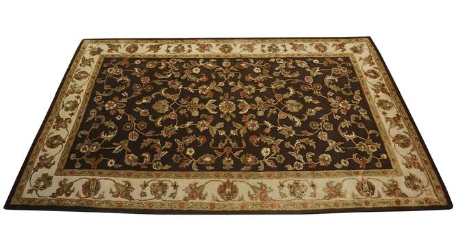 Kendall Carpet (Brown, Rectangle Carpet Shape, 150 x 240 cm  (59" x 94") Carpet Size) by Urban Ladder - Front View Design 1 - 335186