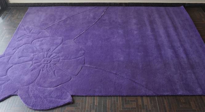 Nyla Rug (Purple, Rectangle Carpet Shape, 200 x 300 cm  (79" x 118") Carpet Size) by Urban Ladder - Design 1 Full View - 335228