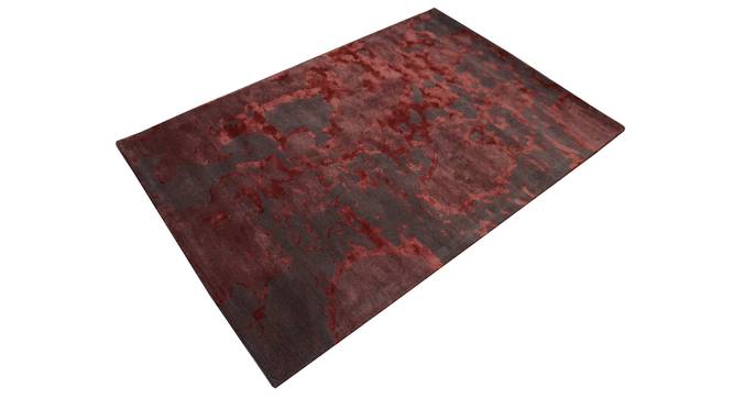 Thea Rug (Red, Rectangle Carpet Shape, 120 x 180 cm  (47" x 71") Carpet Size) by Urban Ladder - Cross View Design 1 - 335233