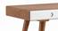 Roswell Study Desk (White, Amber Walnut Finish) by Urban Ladder - Design 1 Zoomed Image - 335257