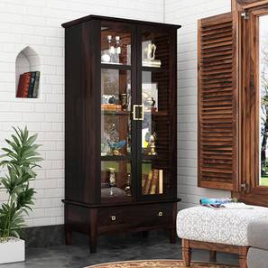 Bookshelf In Bangalore Design Malabar Bookshelf/Display Cabinet (55-book capacity) (Mango Mahogany Finish)