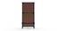 Malabar Bookshelf/Display Cabinet (55-book capacity) (Mango Mahogany Finish) by Urban Ladder - Rear View Design 1 - 335313
