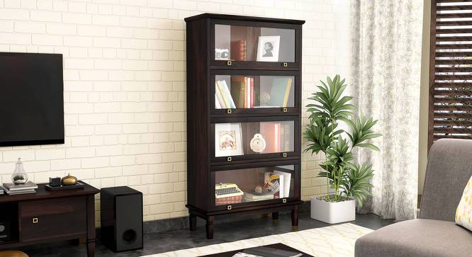 Malabar Barrister Bookshelf (60-Book Capacity) (Mango Mahogany Finish) by Urban Ladder - Design 1 Full View - 335326