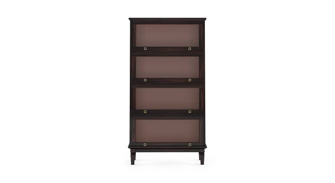 Malabar Barrister Bookshelf (60-Book Capacity) (Mango Mahogany Finish) by Urban Ladder - Front View Design 1 - 335327