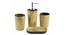 Clement Bath Accessories Set (Brown) by Urban Ladder - Front View Design 1 - 335999