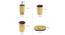 Clement Bath Accessories Set (Brown) by Urban Ladder - Design 1 Dimension - 336021