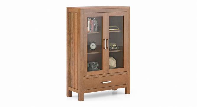 Carnegie Display Cabinet (Amber Walnut Finish) by Urban Ladder - Cross View Design 1 - 336111