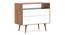 Roswell Chest Of Two Drawers (White) (Amber Walnut Finish) by Urban Ladder - Cross View Design 1 - 336118