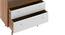 Roswell Chest Of Two Drawers (White) (Amber Walnut Finish) by Urban Ladder - Design 1 Zoomed Image - 336119