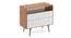 Roswell Chest Of Two Drawers (White) (Amber Walnut Finish) by Urban Ladder - Design 1 Details - 336121