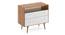 Roswell Chest Of Two Drawers (White) (Amber Walnut Finish) by Urban Ladder - Design 1 Details - 336121