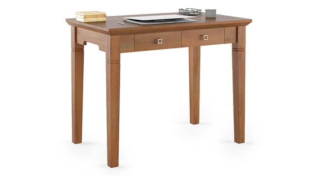 Malabar Compact Study Table (Amber Walnut Finish) by Urban Ladder - Cross View Design 1 - 336302