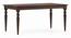 Mirasa 6 Seater Dining Table (Mango Walnut Finish) by Urban Ladder - Cross View - 336339